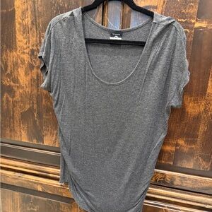 Mossimo Supply Co. Heather Gray Short Sleeve Tee